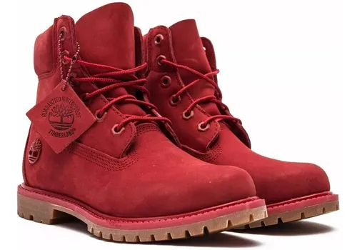 Botas Timberland Mujer Rojas Mate 6 In Premium Tb0a1kphd96 Meses sin intereses