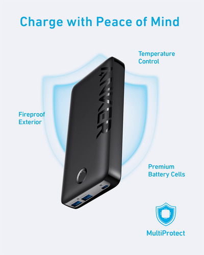 Cargador Portátil 20,000 Mah Con Carga Rápida Usb-c