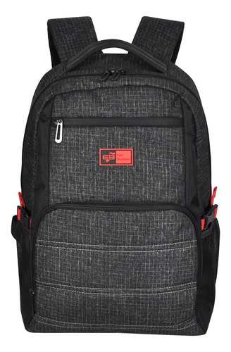 Mochila Notebook Laptop Ebox 15.6 Diseño Jean Color Negro