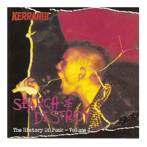 Cd Vários - Search & Destroy  The History Of Punk Vol. 1