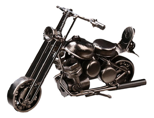 Modelo De Motocicleta Escultura De Estilo D 16cmx7cmx9cm