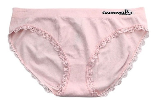 Bikini Corte Alto Seamless Encaje En Pierna Carnival 73787