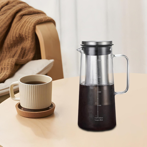 Y Cafetera De Infusión En Frío, Jarra De Vidrio De 1000 Ml