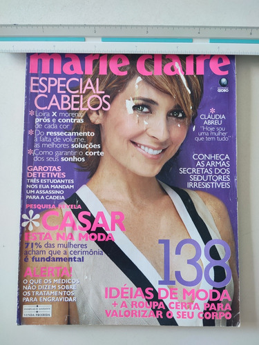 Revista Marie Claire 182 Claudia Abreu