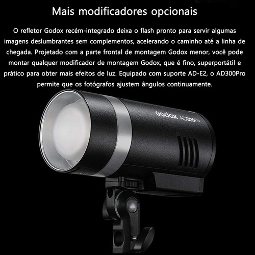 Godox Ad300pro 300ws 2.4g Ttl Hss Flash Portátil Speedlight