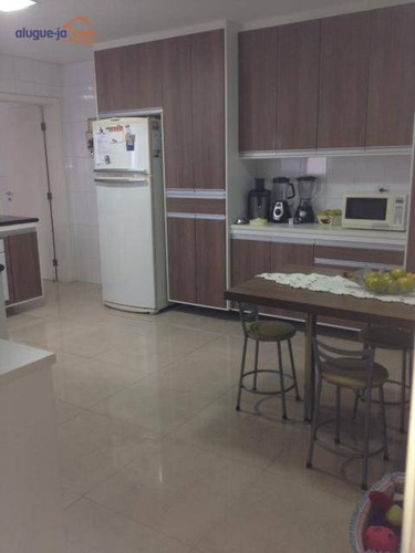 Apartamento Com 4 Dormitórios, 180 M² - Venda Por R$ 1.250.000,00 Ou Aluguel Por R$ 9.000,00/mês - Jardim São Dimas - São José Dos Campos/sp - Ap5493