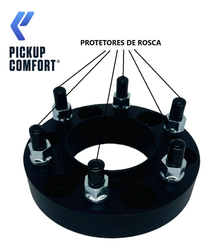 Kit Espaçador / Alargador 38mm Centralizador S10 2021 A 2025
