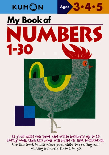Libro Kumon :  My Book Of Numbers 1 - 30