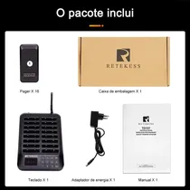 Comprar Chamador Wireless Sem Filas Restaurantes Bares Cu002F 16 Pager's
