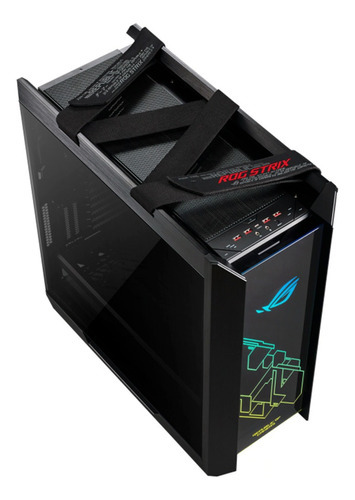 Gabinete Gamer Asus Rog Strix Gx601 Helios Eatx Panel Rgb Color Negro