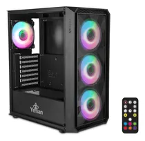 Comprar Gabinete Yeyian Lancer Con Ventana, Midi-tower, Atx\u002Fmicro-atx\u002Fmini-itx, Usb 3.0\u002F2.0, Sin Fuente, 4 Ventiladores Argb Instalados, Negro, YCM-APLAN-01