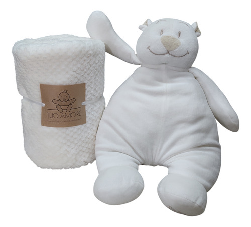 Manta Polar Bebe Frazada Cuna Nido Manta Polar Honey Natural