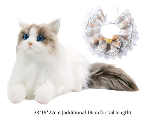Gato Ragdoll, Animal Relleno, Muñeco De Bufanda Gato Caqui