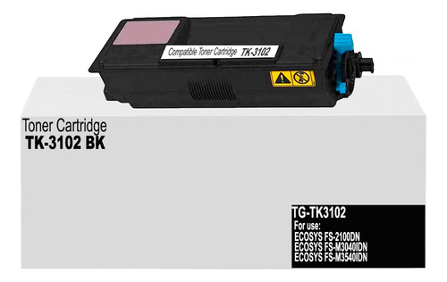 Toner Generico Tk3102 Negro Para Fs-2100dn / Fs-m3040idn 