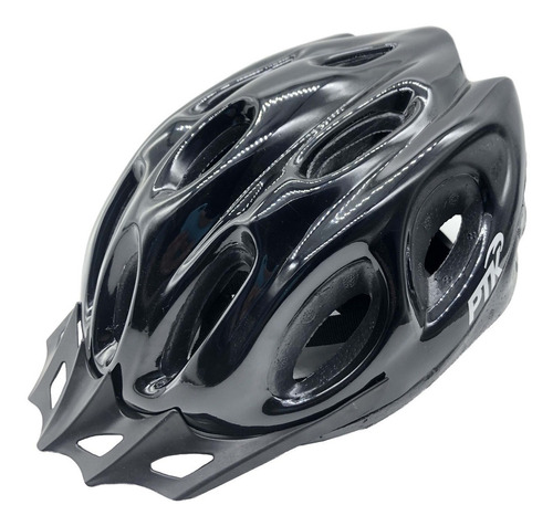 Capacete Ciclismo Ptk Flash Eps C/regulagem Tamanho G 54-62 Cor Preto Tamanho 54-62cm