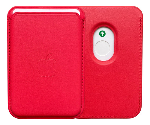 Tarjetero Magsafe Wallet Para iPhone Rojo Alta Adherencia