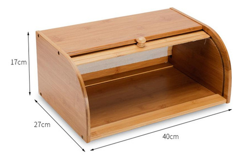 Recipiente De Madera Tradicional Para Guardar Pan, Caja De A