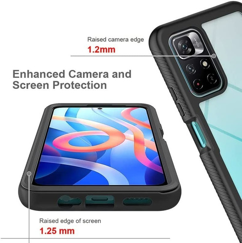 Imagen 3 de 7 de Case Protector Redmi Note 11 Pro Plus 5g - Anti Impacto