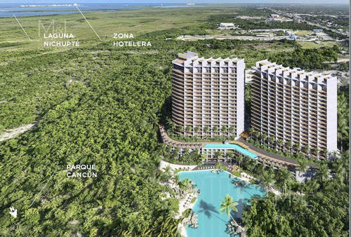 Departamento Ph En Venta En Cancún. Le Parc 4 Recámaras, Boulevard Colosio