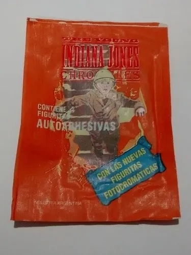 comprar 50 Paquetes Cerrados Figuritas The Young Indiana Jones