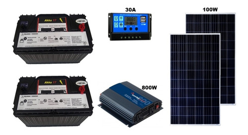 Imagen 1 de 6 de Kit Solar 1000wh/día Fotovoltaico, Envío Ocurre Gratis
