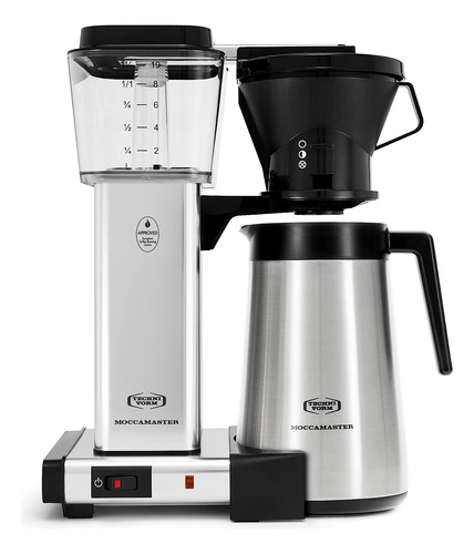 Technivorm Moccamaster 79112 Kbt Cafetera, 40 Oz, Plata P...