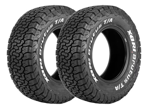 Kit 2 Pneus Aro 16 Xbri 265/75r16 10pr 123/120r Brutus Ta Ii