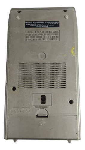 Gravador Cassette Antigo National Rq-2222ma No Estado (Usado)