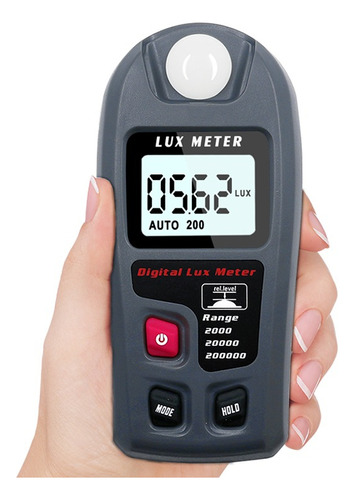 Medidor Digital 200.000 Lcd  Illuminometro Lux/fc Fotómetro