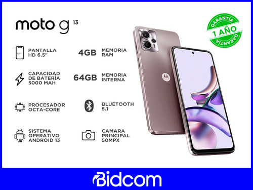 Celular Motorola Moto G13 64gb 4gb Ram Bidcom