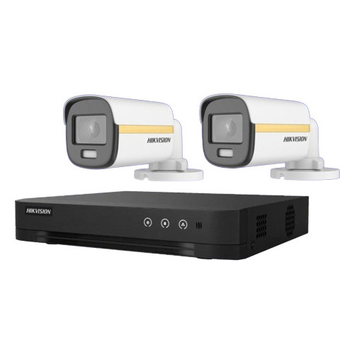 Kit Seguridad Hikvision 4+ 2 Camaras Noche Color Audio 5mpx
