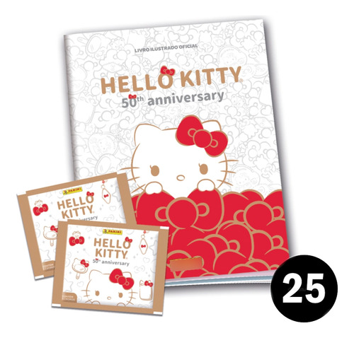 Álbum Vacío Y 25 Sobres Cerrados Hello Kitty 50 Anniversary