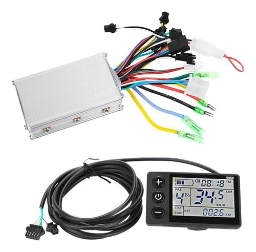 Controlador De Motor Medidor De Pantalla Lcd Para 24 V-36 V