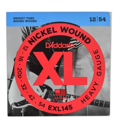 Encordado Guitarra Electrica D'addario Exl145 12-54 | Cuotas sin interés