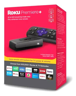 Convertidor A Smart Tv Control De Voz 4k Roku Premiere+ Plus