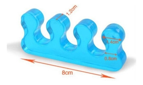 Imagem 3 de 9 de Para Dedos Do Pé E Mãos Manicure Pedicure Separador Silicone