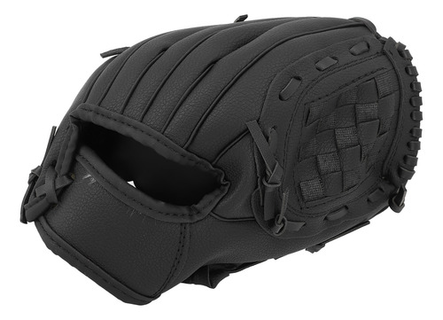 Guantes Negros Negros De Béisbol Y Sóftbol De 9.5 Pulgadas