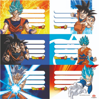 Etiquetas Dragon Ball Z | MercadoLibre ???? Etiquetas Dragon Ball Z | MercadoLibre ????