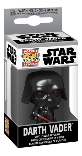 Boneco Funko Pocket Pop Chaveiro Darth Vader Star Wars