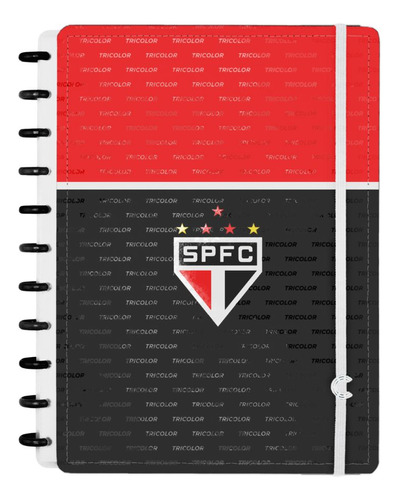 Caderno Inteligente São Paulo Tricolor Paulista De Disco