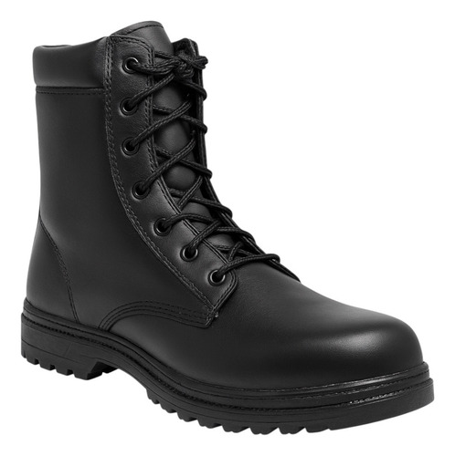 Bota Hombre Táctica Piel Vigilante Motocicleta Militar Moda