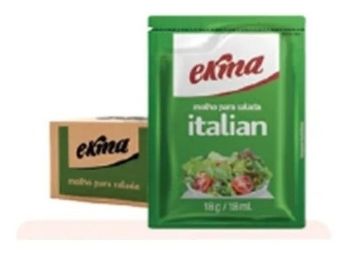 Molho Italian Para Salada Sache Ekma 42 Un. Cada 18g