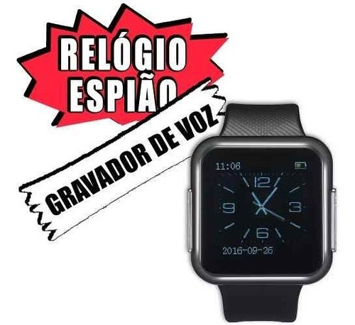 Escutas Ambientais Relogio Espião Feminino Mini Gravador Be6