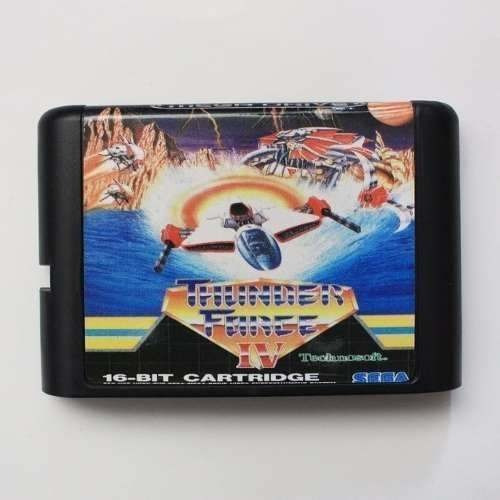 Thunder Force Iv 4 Nave Shooter Sega Mega Drive Genesis