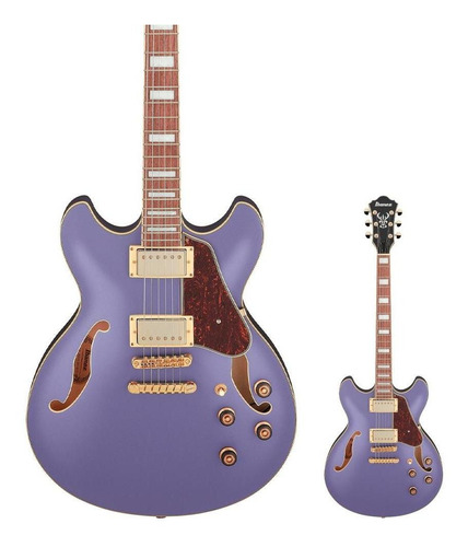 Guitarra Semi Acústica Artcore Ibanez As73g Metallic Purple