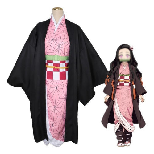 Disfraz Cosplay Para Niños Demon Slayer Kamado Nezuko