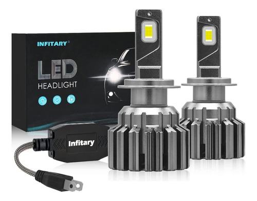 2 Bombillos Led H7 Super Potentes Infitary Serie Q2 Lm 60000