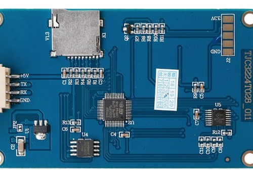 Hat Pantalla Lcd Tft Touch 3.2 Para Raspberry Pi Oky4032-1