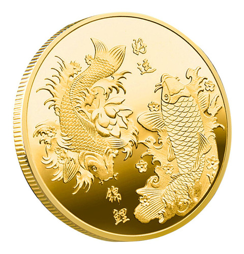 Moneda De La Koi China, Moneda Comercial, Artesanía, Moneda