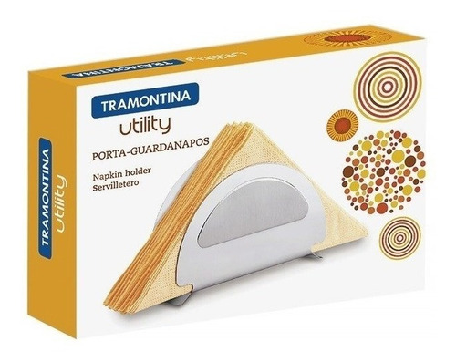 Tramontina Inox Açucareiro Farinheira Paliteiro Guardanapo